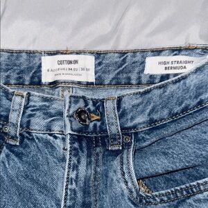 Cotton On Women's High Straight Jeans - Classic Blue